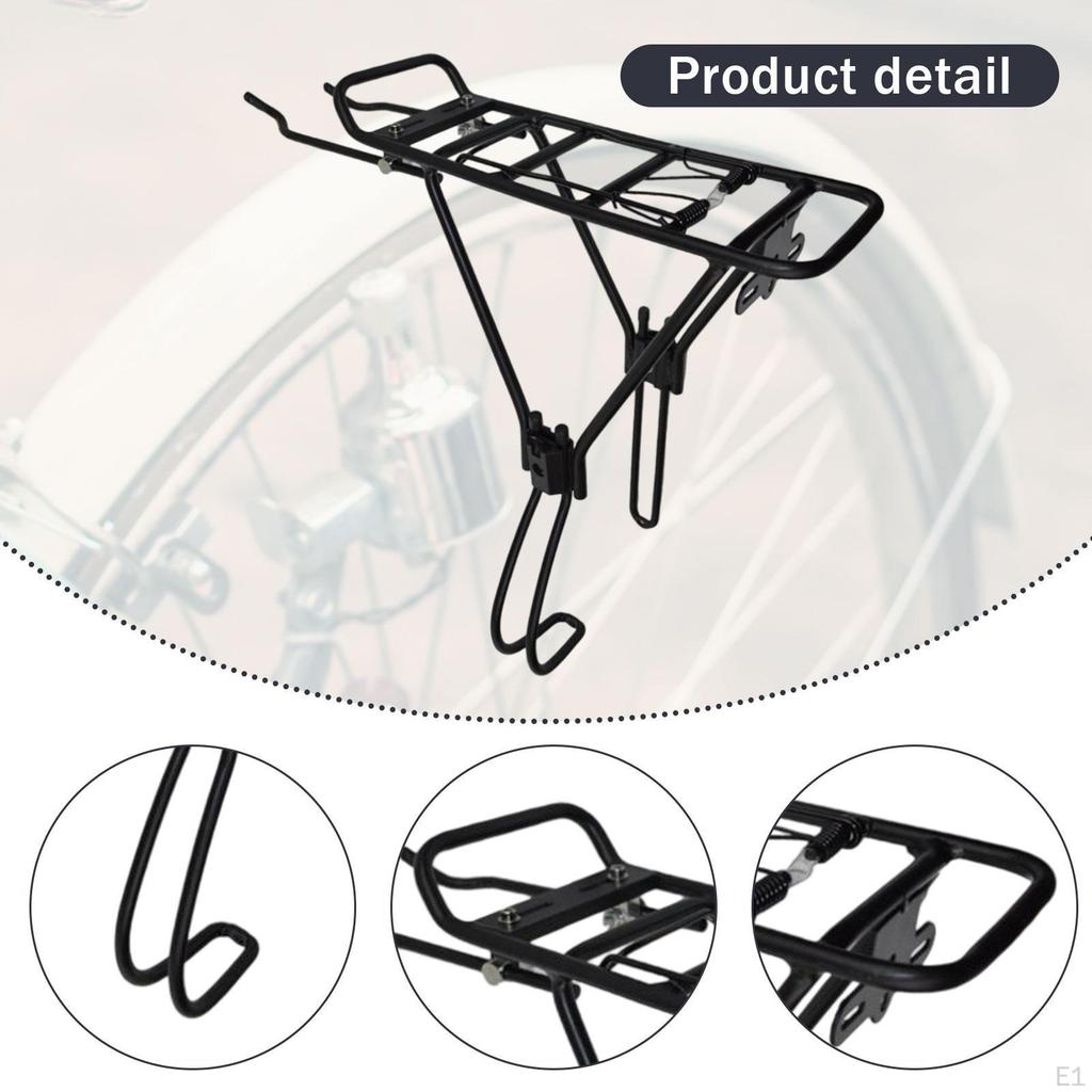 Bike Cargo Rack Aluminum Alloy Mountain Rear Bicycle Carrying for 700C 650B 27inch