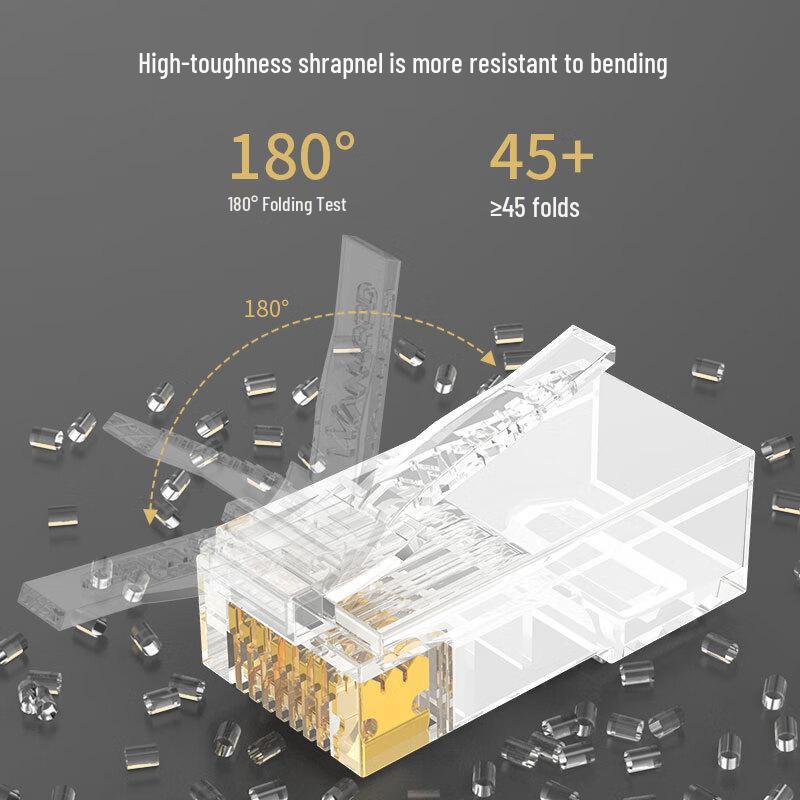 Неэкранированные разъемы Ethernet-кабеля CAT5E RJ45