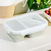 Rectangle Silicone Lunch Box Airtight Fresh Keeping Box Practical Food Storage Container  Student