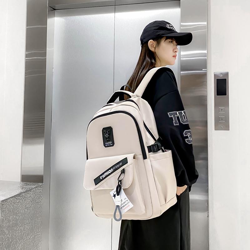 Школьный рюкзак мужской большой емкости в стиле колледжа, рюкзак для отдыха на природе, рюкзак для пар