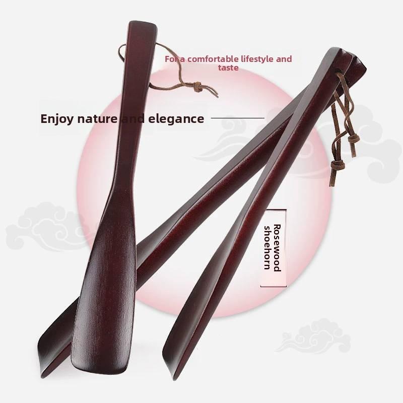 Классическая деревянная ложка для обуви с удлиненной ручкой для легкого надевания обуви