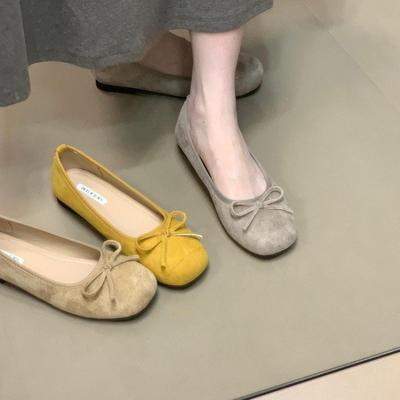 Ретро женские туфли леди Дуду обувь женская летняя новая нежная бант круглый носок неглубокий вырез одинарные туфли тренд
