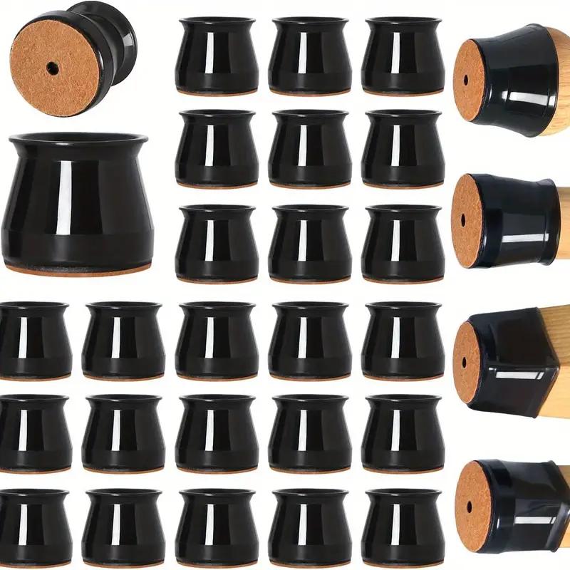 Защитные чехлы для ног стула, 24 шт.: Защитите свои паркетные полы от царапин и шума!