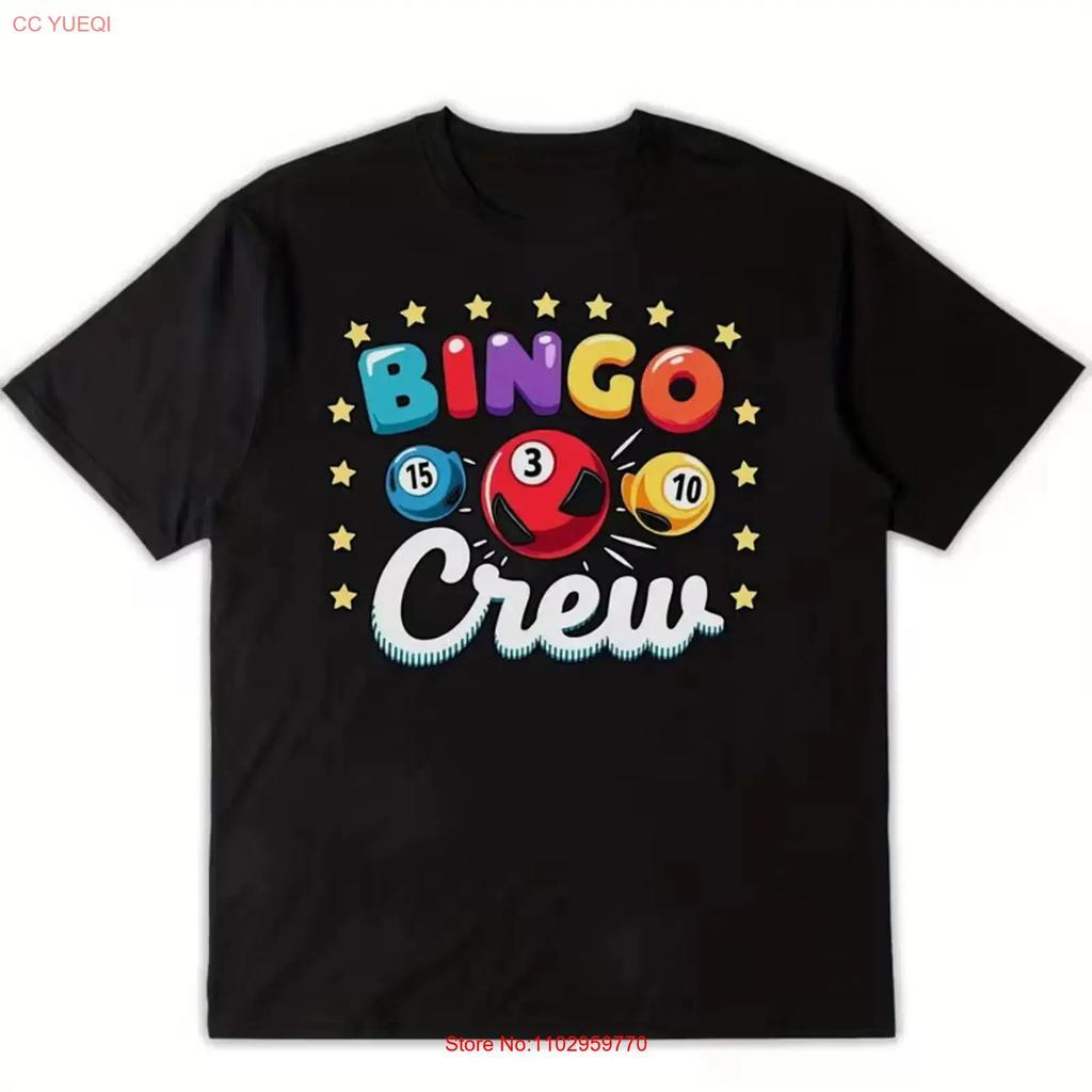 Мужская футболка Bingo Crew Черная с смелым игровым дизайном Мягкая Ever vintage Стиранная Эластичная Унисекс Дышащая дизайнерская одежда