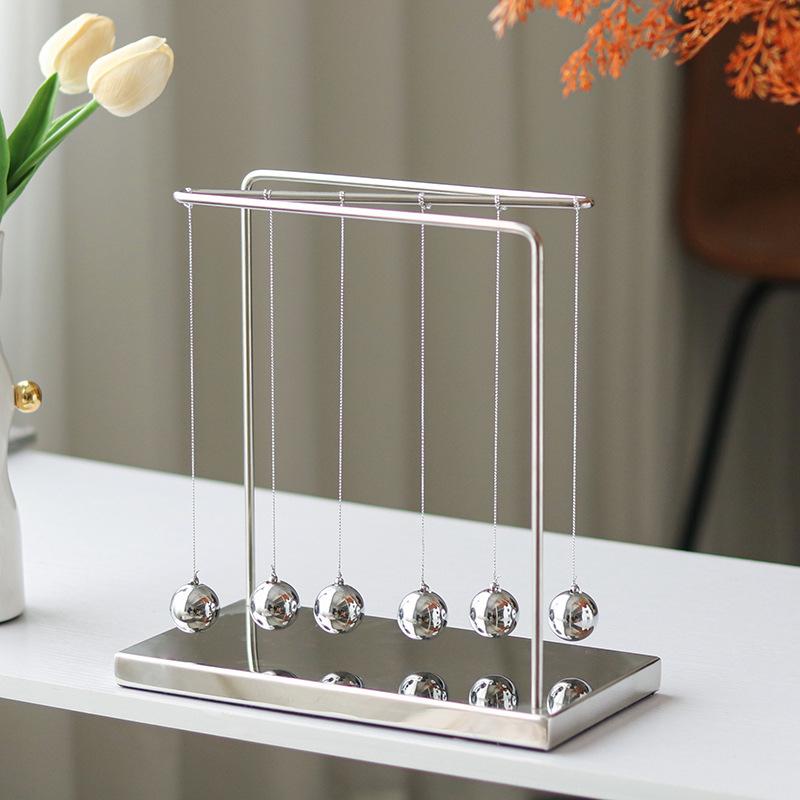 Ins Style Light Luxury Modern Newton Pendulum Ball Billiards Ornaments Entrance Shoe Cabinet Wine Cabinet Study Desk Soft Decoration