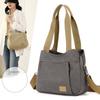 Shoulder Bag Women's Large Capacity Portable Crossbody Canvas Bag