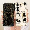 For Tecno Camon 50 Pro 4G CN5c Cute Cat Flower Cartoon Phone Case For Tecno Camon 50Pro 4G Soft Silicone Covers Bumpers
