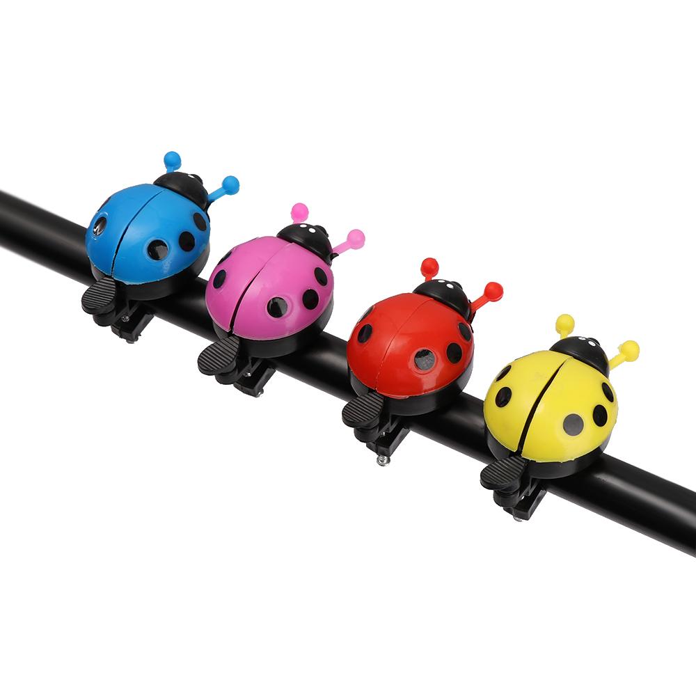 Boys Girls Horn Kid Beetle Safety Warning Handlebar Bike Alarm Ring Bicycle Bell Lovely Ladybug