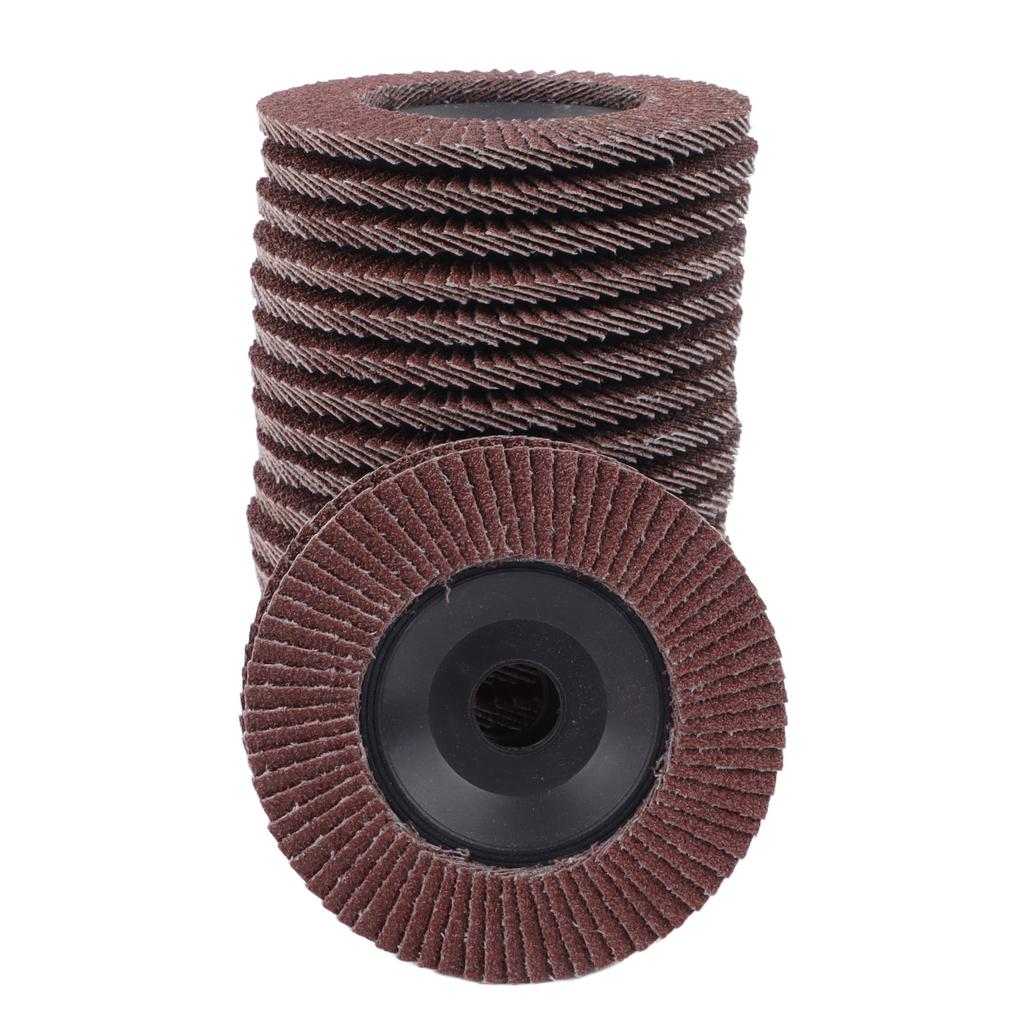 20 шт. Лепестковые шлифовальные круги 80 грит 100x16мм Плоские лепестковые круги Абразивный шлифовальный круг