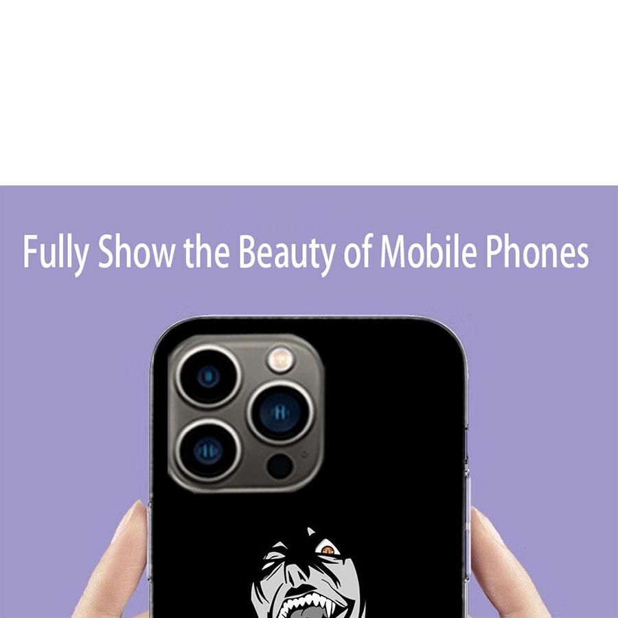 Alucard Helsing Phone Case For Iphone 17 Air 15 Pro 14 Plus 16 Pro Max 17E 16E 12 13 Mini 11 Cover Cute Fundas