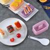 SW прямоугольная форма для риса онигири с ложкой, пресс для еды, сушилка, кухонные принадлежности