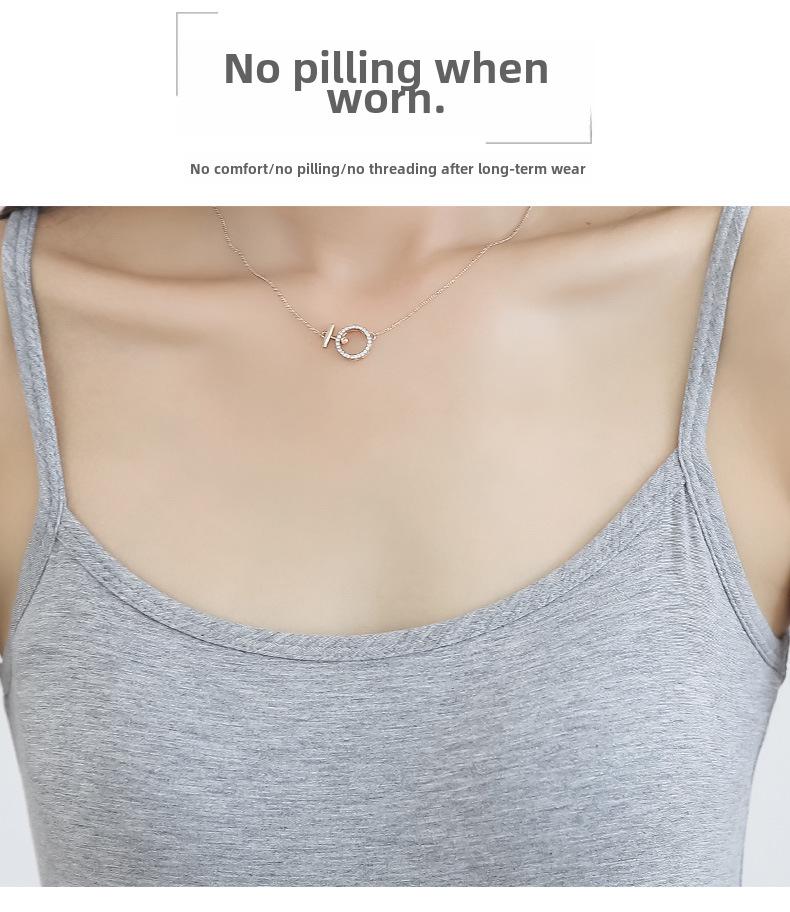 Women's Spring & Summer Loose Sleeveless Modal Skirt with Inner Petticoat - Large Size All-Match Dress