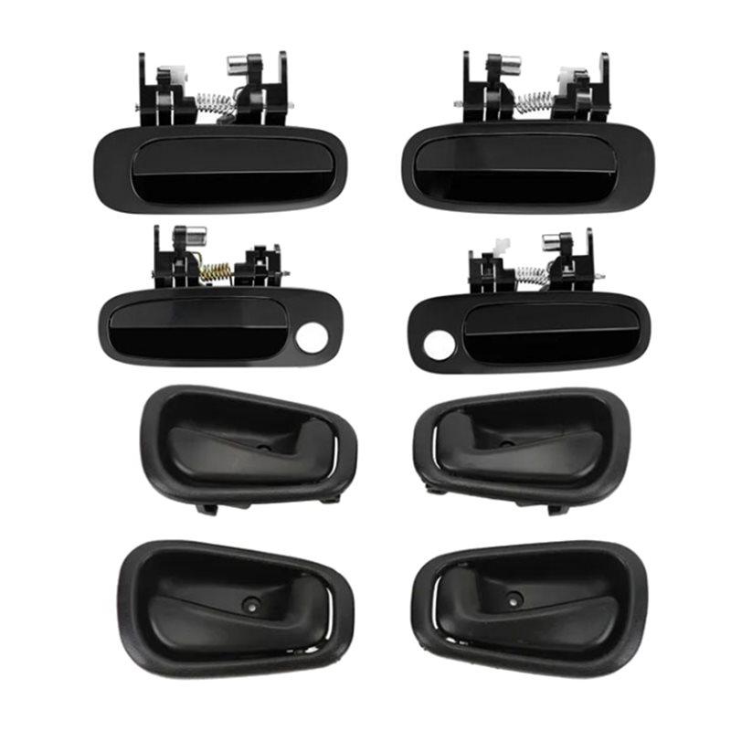 Car Door Internal& External Handles 69206-02050 69220-02040 69240-02030 For Toyota Corolla 1998- 2002