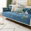 Nordic Flowers Knitting Chenille Sofa Towel Non-slip Sofa Mat Couch Cushion Cover Four Seasons Universal Simple Couch Slipcovers