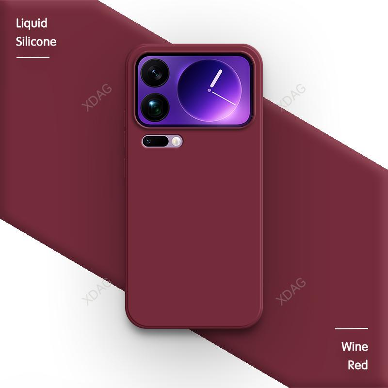 Мягкий задний чехол для телефона Xiaomi 17 Pro Max Ultra 5G Funda Жидкий силикон ТПУ Простой оригинальный корпус 17Pro 17Ultra Xiaomi17