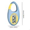 3D Pedometer for Walking with Carabiner Clip Kids And Adults Fitness Tracking