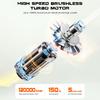 Ручной реактивный вентилятор Бесщеточный двигатель Автомобильная сушилка Воздуходувка Турбовентилятор 120000 об/мин Регулируемая высокая скорость