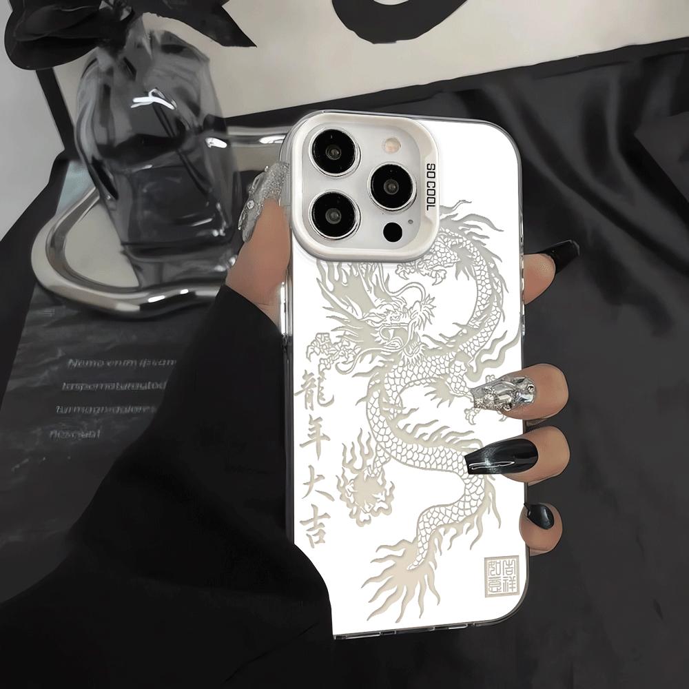 Креативный Крутой Чехол с Драконом для iPhone 17 Pro Max 15 11 13 Air 12 Pro 14 Plus 16 17e Чехол для Телефона