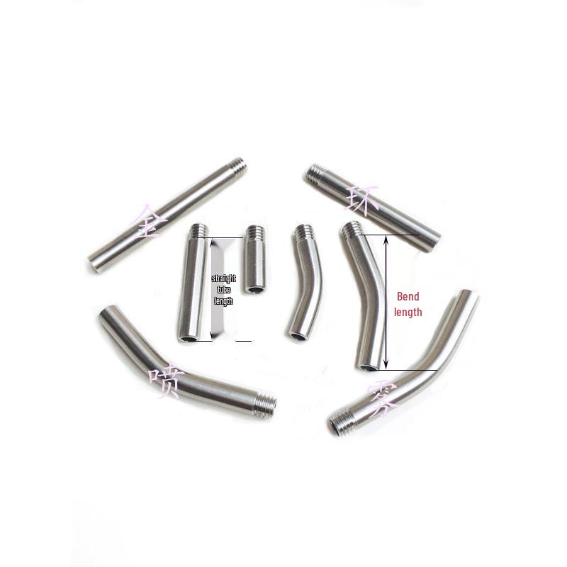 Сопло охлаждения для станков с ЧПУ M6, Нержавеющая сталь, Удлиненная изогнутая трубка для охлаждения шпинделя