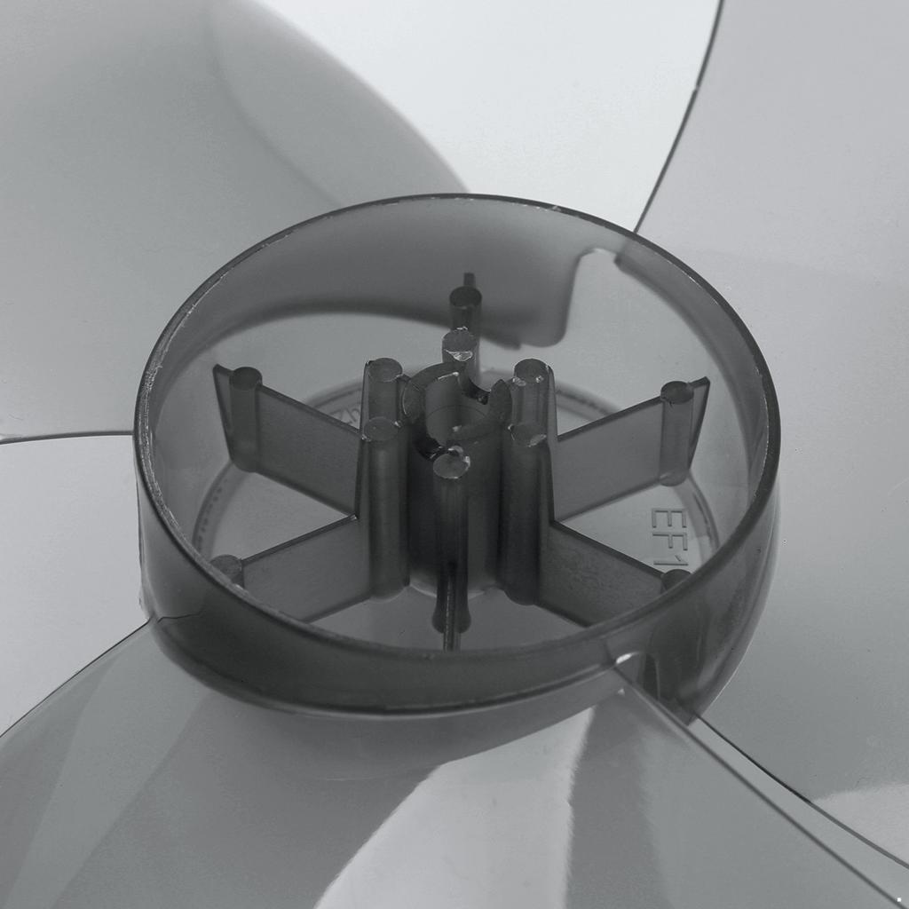 Plastic Fan Blade 3 Leaves with Nut Cover General for Table Fanner