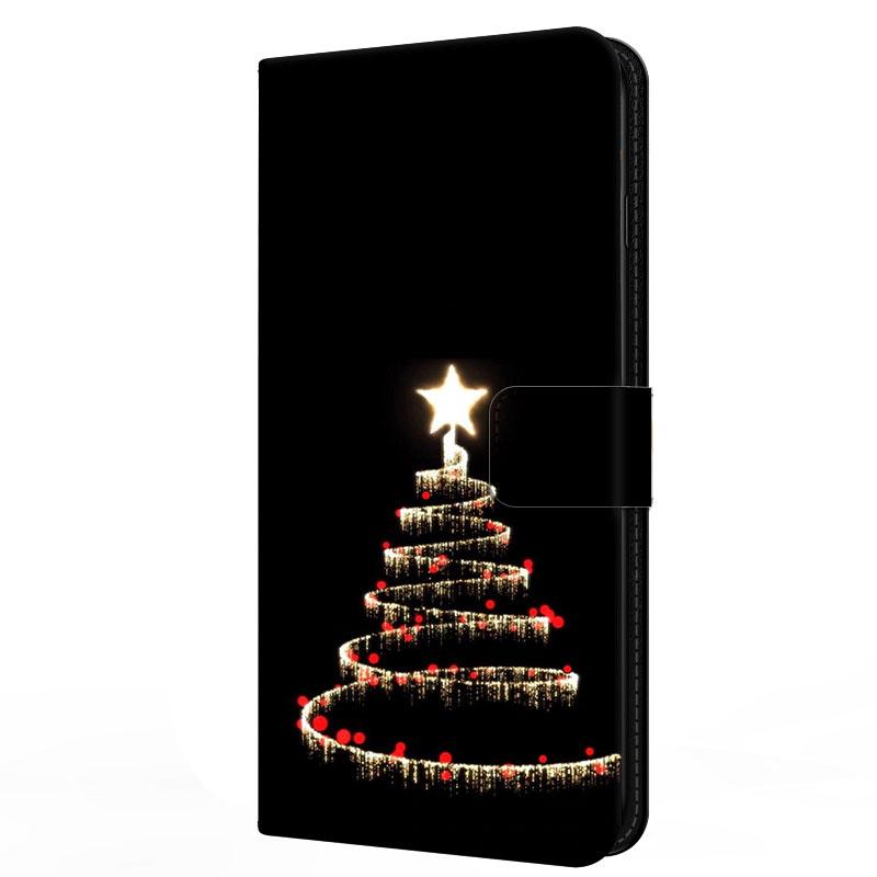 Чехол для Xiaomi Poco F7 F 7 с подставкой-книжка из кожи Merry Christmas Магнитный кошелек-защита Redmi Turbo 4 Pro
