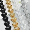 Exquisite Multi-Color Handmade Bead Embroidery Butterfly Decorative Clothing Hair Accessories Bag Accessories Lace Butterfly Lace Accessories