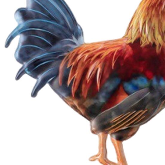 Металлическое украшение в виде петуха, декор для стены или двери, знак петуха, реалистичный