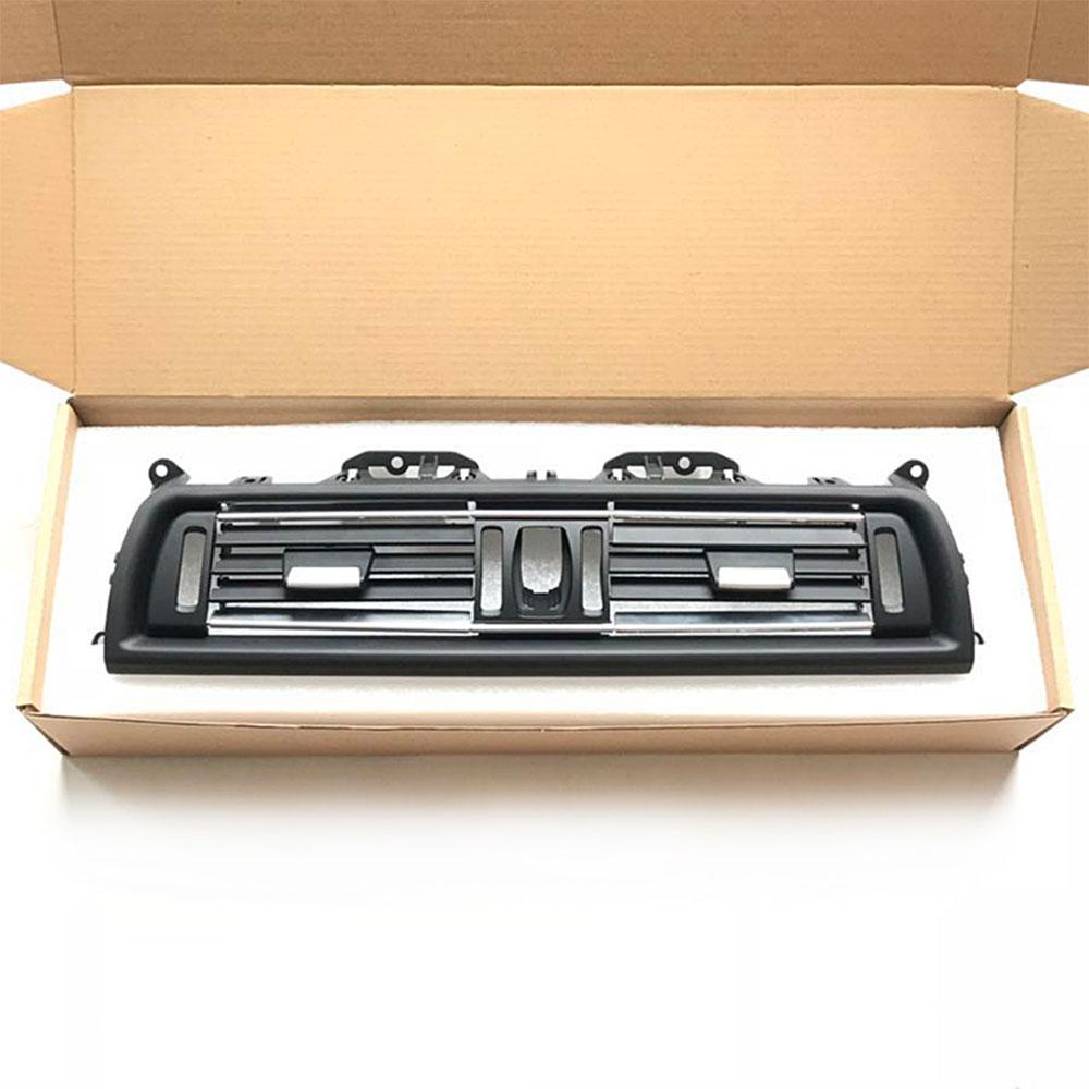 Для BMW 5 серии F10 F11 средний центр хромированная панель кондиционера AC вентиляционная решетка крышка 520i 525i 528i 530i 535i