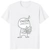 2025Middle Finger Funny Maniac Printed Man T Shirt Loose Casual Fashion Harajuku Hip Hop T-shirt Hipster Streetwear Comfort