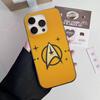 S-Star T-Trek Soft Corrugated Phone Case For iPhone 11 12 13 14 15 16 17 Pro Max Plus Pro Shockproof Cover