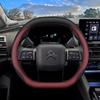Leather Car Steering Wheel Cover For Citroen C4X C5X C5 Aircross E-Berlingo C4 Cactus Top‑Bottom Flat Steering Wheel Protector
