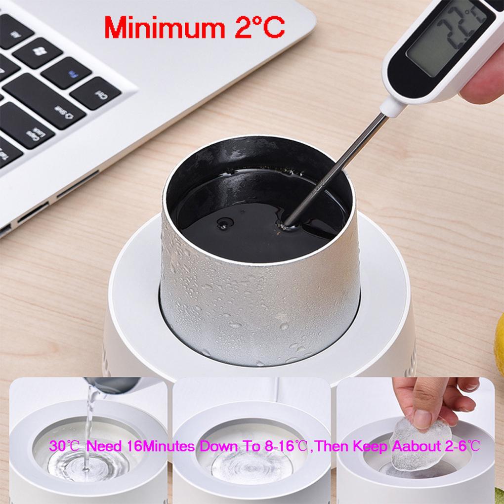 USB Mini Refrigerator Beverage Fast Cooler Cup Beer Bottle Can Water Soda Drinks Cooling Mug Ice Car Home Refrigeration Cup