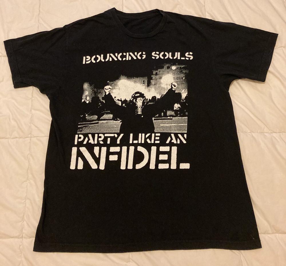 The Bouncing Souls Black T-Shirt Cotton Full Size Unisex Unisex T-Shirt