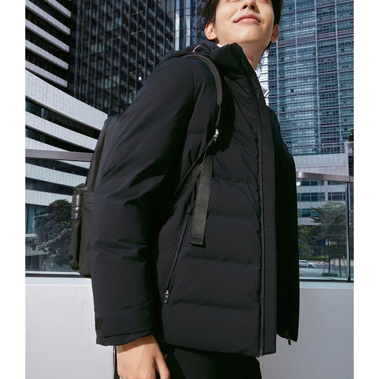 Fila 2023 Зима Новинка Базовая Простая Удобная Повседневная Теплая Пуховая Куртка Мужская Верхняя Одежда Легендарно-Синий F11M341904F-NV