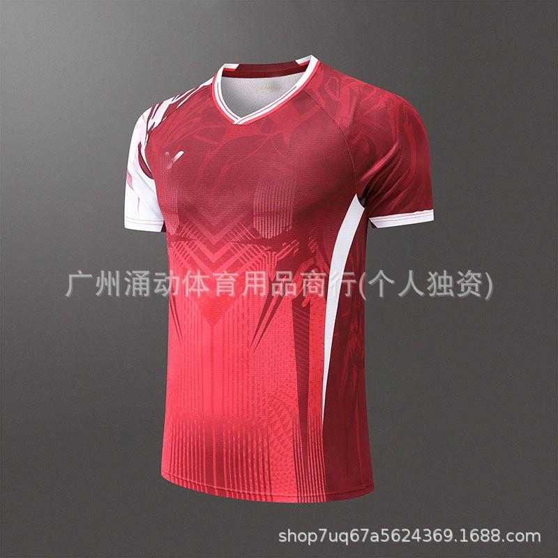 Unisex Badminton Shirt Short Sleeve Sport T-Shirt Training Competition Club Team Wear
