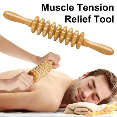 Массажная палочка Wood Therapy, лимфодренажный массажер, антицеллюлитный массажный ролик для фасций, инструмент для расслабления мышц всего тела