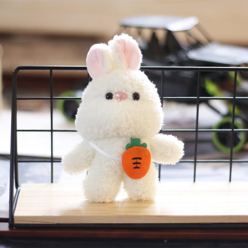 Ins Милый Милый Маленький Медведь Подвеска Плюшевая Игрушка Маленький Кролик Кукла Желтая Утка Сумка Подвесной Украшение Брелок