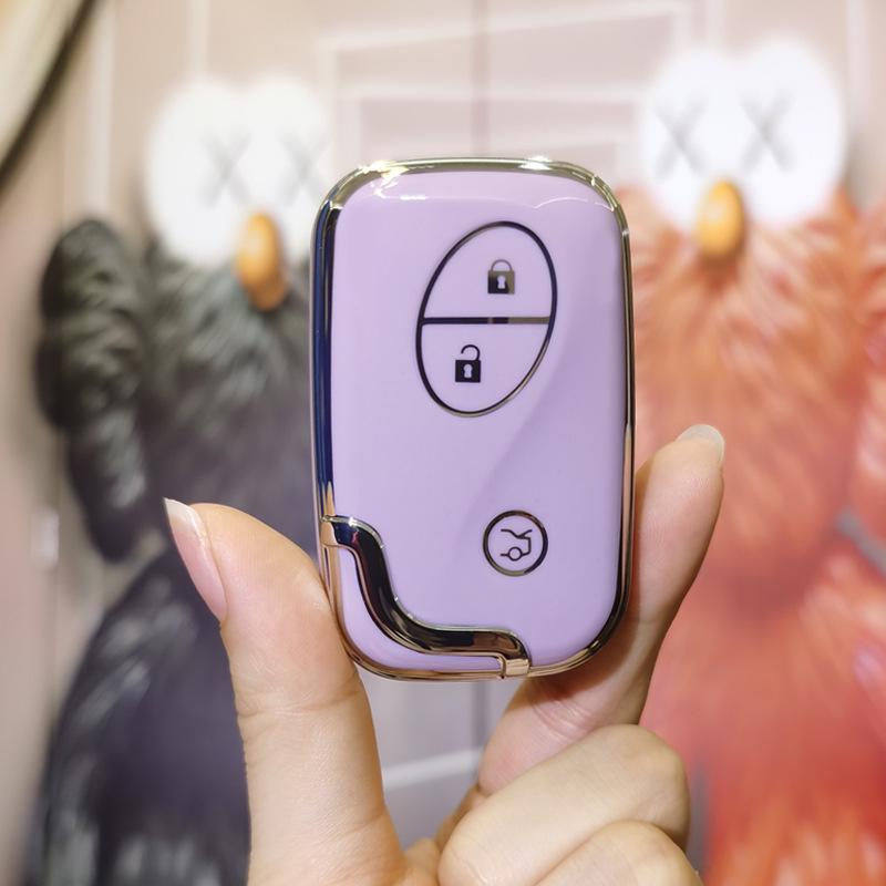 BYD Key Cover for S6/S7/F0/F3/Tang/e6/M6/G3R/L3 Models - Protective Key Bag with Buckle