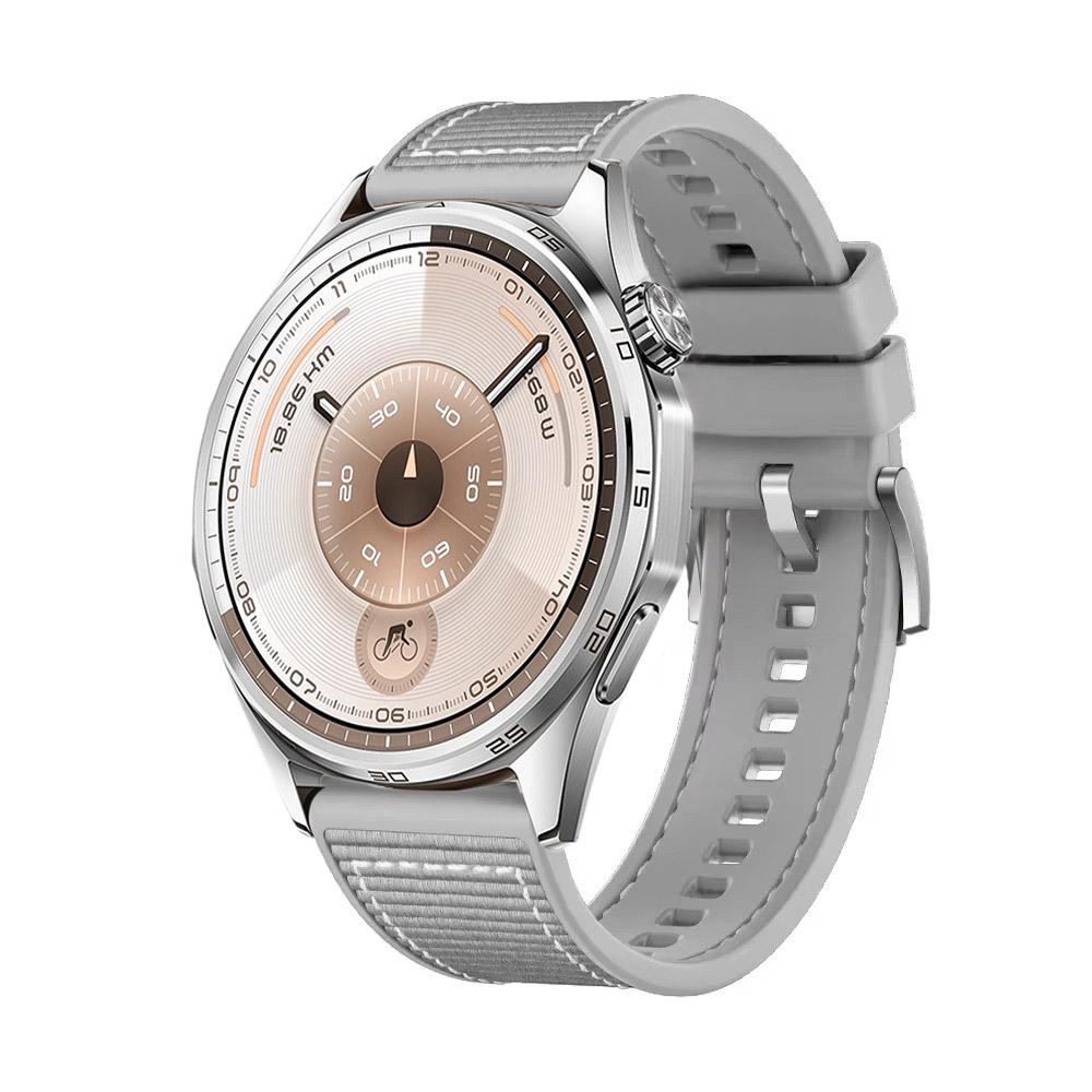 22-миллиметровый силиконовый ремешок для Huawei Watch GT6/GT6 Pro/GT5/GT4 46 мм Дышащий браслет Correa для Huawei Watch GT5 Pro/5 4 46 мм Ремень