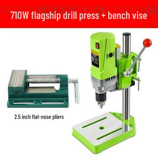 Compact Multipurpose Mini Bench Drill - Strong CNC Milling Machine with Adjustable Speed for Home Use