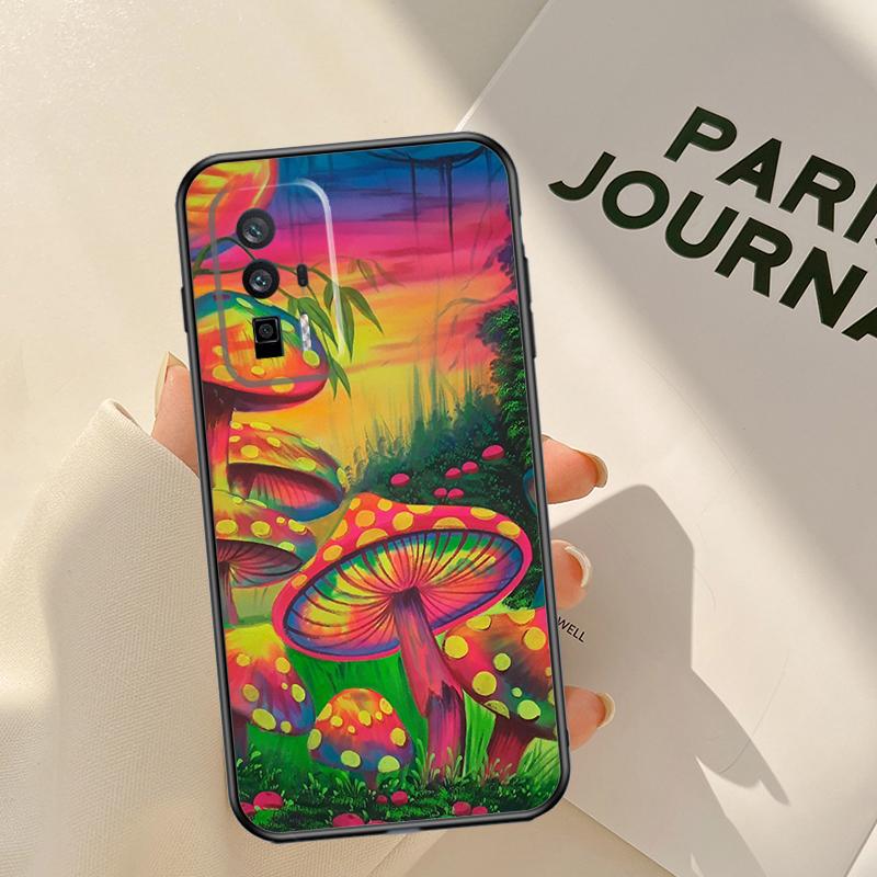 Чехол-гриб для Xiaomi 15 14 Ultra 13T 14T 15T Pro 17 Pro Max POCO X7 Pro X3 X5 X6 F5 F6 F7 F8 Чехол