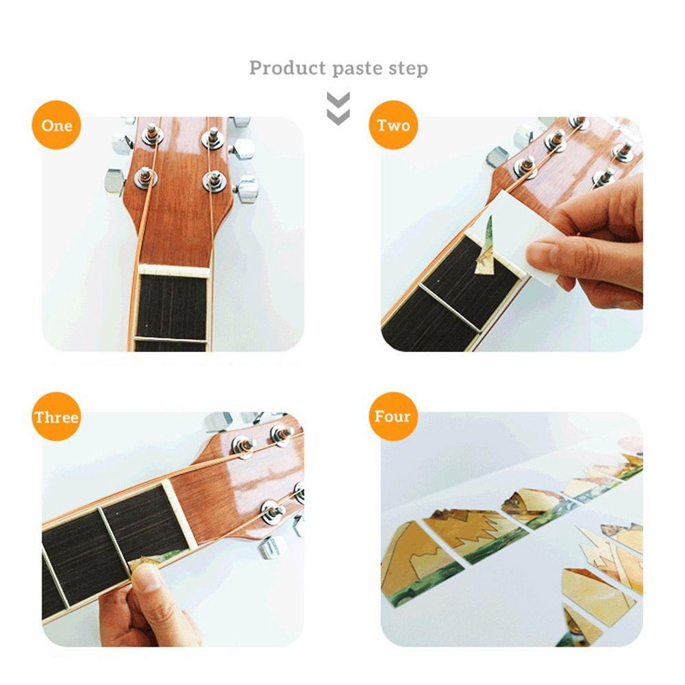 Украшения, аксессуары для гитары, ультратонкие наклейки, наклейка на гриф, инкрустация крестом, наклейки