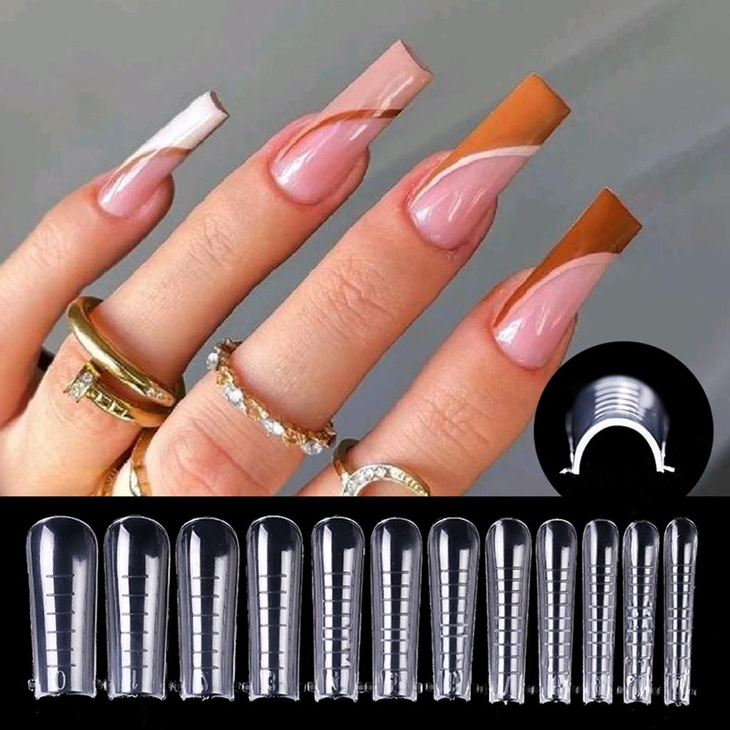 UV Acrylic Gel Manicure Tools Nail Dual Form Nail Mold False Nail Tips Fake Nails Extension