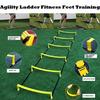 Fitness Agility Ladder Carry Bag Footwork Ladder 6 Rung Combo Agility Cones
