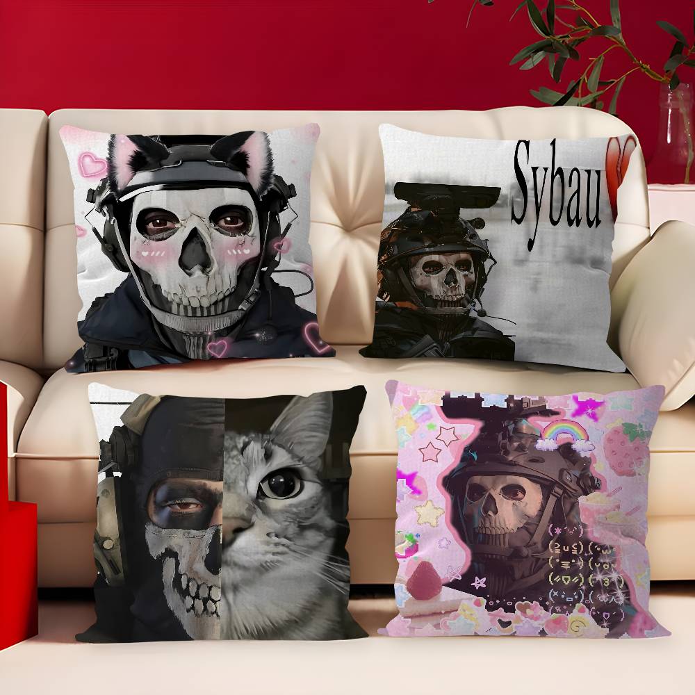 Game Call of Duty Pillow Gift Home Office Decoration Bedroom Sofa Car Cushion Cover case x