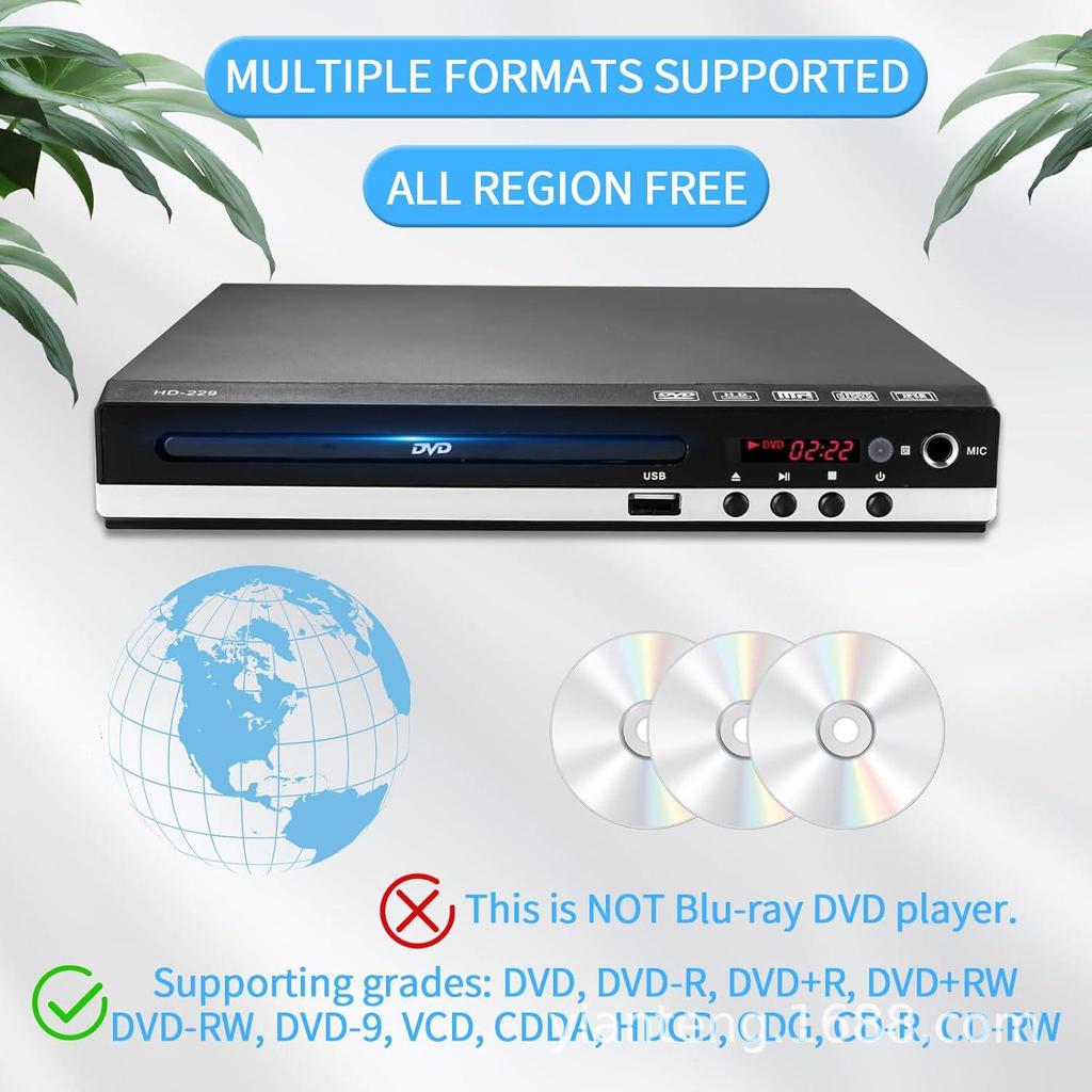 Домашний DVD/EVD-плеер высокой четкости с поддержкой VCD и Mini CD для детей