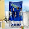 Chelsea Fc Football Player Beach Towel High Absorbency Quick-Dry Comfortable Lightweight Perfect for Traveling Yoga Camping and Swimming
