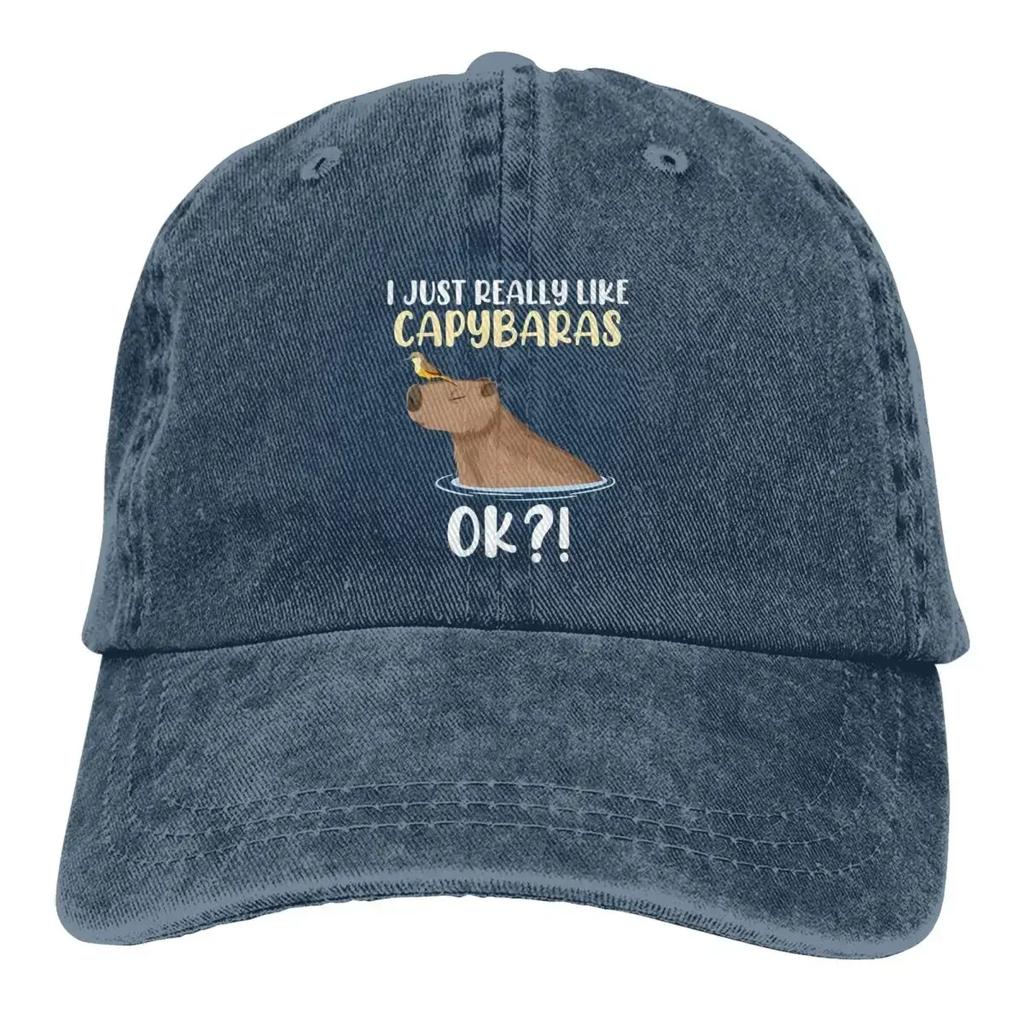 Summer Cap Sun Visor New Products Hip Hop Caps Capybara Cowboy Hat Peaked Hats