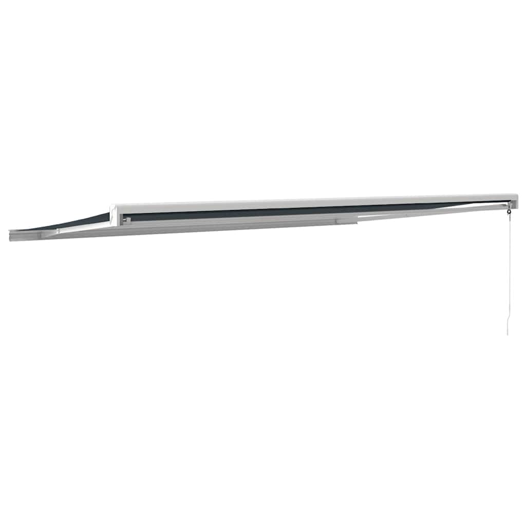 Retractable Awning Anthracite 5x3 m Fabric and Aluminum