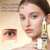 24K Gold Eye Cream with Rollerball - Hydrating Smooth Dark Circles Fine Lines less